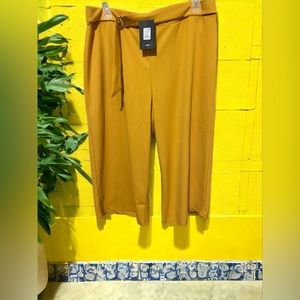 Wide Leg Culotte Pants